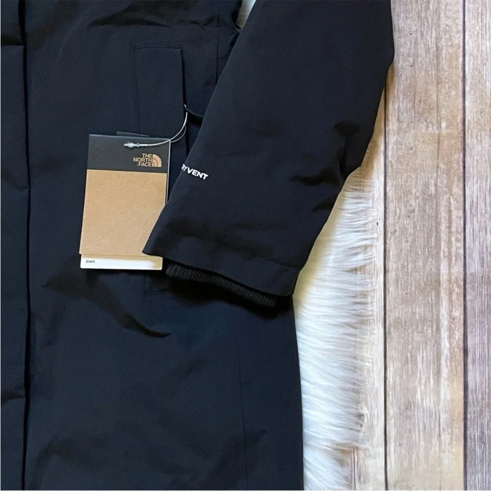 The North Face Black Arctic Parka with Fur Hood - Picture 4 of 11